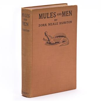 Hurston, Zora Neale (1891-1960) Mules and Men, first edition.